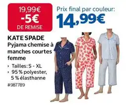 Costco Pyjama chemise a manches courtes femme offre