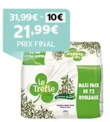 Costco Le trèfle - maxi pack de 72 offre