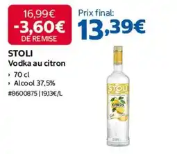 Costco Vodka au citron offre