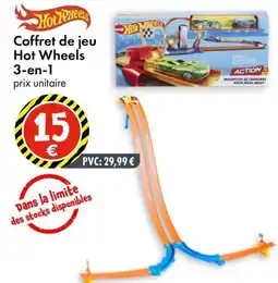 TEDi Hot Wheels Coffret de jeu 3-en-1 offre