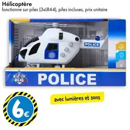 TEDi POLICE Hélicoptère offre