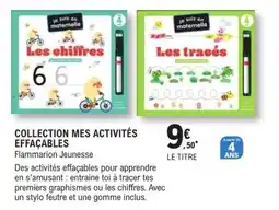 E.Leclerc Espace Culturel Flammarion Jeunesse Les chiffres offre