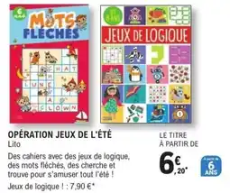 E.Leclerc Espace Culturel Operation jeux de l;ete offre