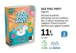 E.Leclerc Espace Culturel Gigamic DICE POOL PARTY offre