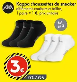 TEDi Kappa chaussettes de sneaker offre