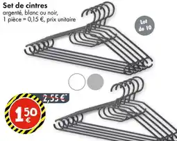 TEDi Set de cintres offre
