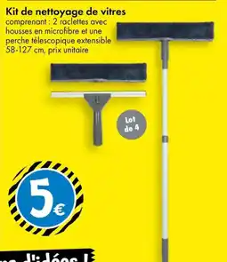 TEDi Kit de nettoyage de vitres offre