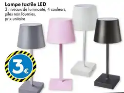 TEDi Lampe tactile LED offre