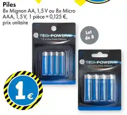 TEDi TEDI POWER Piles offre
