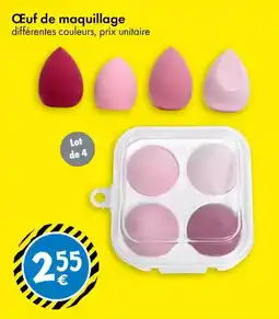 TEDi Œuf de maquillage offre