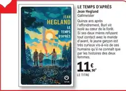 E.Leclerc Espace Culturel TOTEM LE TEMPS D'APRÈS offre