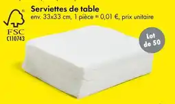 TEDi Serviettes de table offre