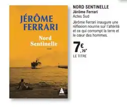 E.Leclerc Espace Culturel NORD SENTINELLE offre