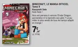 E.Leclerc Espace Culturel MINECRAFT LE MANGA OFFICIEL offre