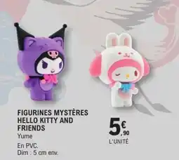 E.Leclerc Espace Culturel Figurines mysteres hello kitty and friends offre