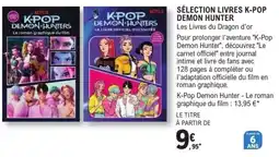 E.Leclerc Espace Culturel K-POP DEMON HUNTERS Le roman graphique du film offre