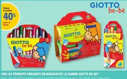E.Leclerc Espace Culturel Giotto be-be sur les produits presents en magasin de la gamme offre