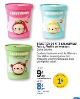 E.Leclerc Espace Culturel EASYGURUMI Amigurumi facile offre