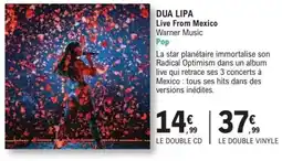 E.Leclerc Espace Culturel DUA LIPA Live From Mexico offre