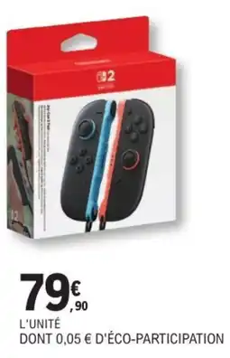 E.Leclerc Espace Culturel Nintendo Switch Joy-Con offre