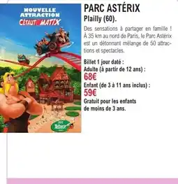 E.Leclerc Espace Culturel Parc Astérix offre