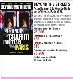 E.Leclerc Espace Culturel BEYOND THE STREETS offre