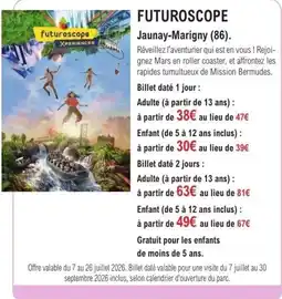 E.Leclerc Espace Culturel FUTUROSCOPE offre
