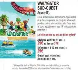 E.Leclerc Espace Culturel WALYGATOR SUD-OUEST offre