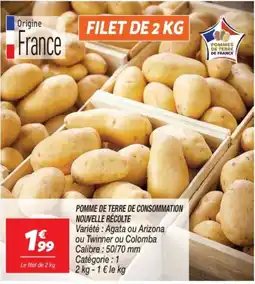 Netto POMMES DE TERRE DE CONSOMMATION offre