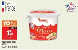 Netto Netto Rillettes du Mans offre