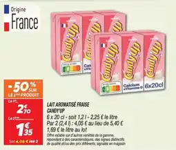 Netto Candy'up LAIT AROMATISÉ FRAISE offre