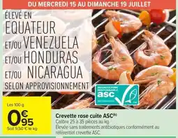 Carrefour Market Crevette rose ASC offre