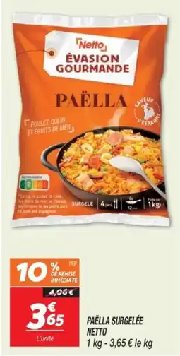 Netto Netto Paëlla offre