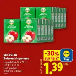 Lidl SOLEVITA Boisson à la pomme offre