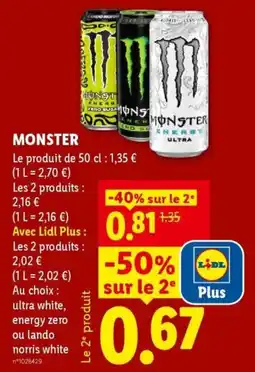 Lidl MONSTER offre