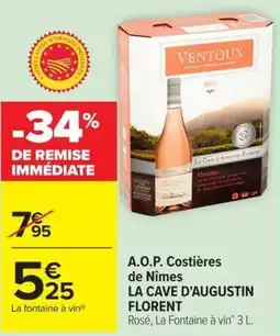 Carrefour Market LA CAVE D'AUGUSTIN FLORENT offre