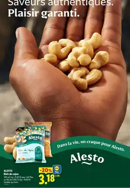 Lidl Alestoto Noix de cajou offre