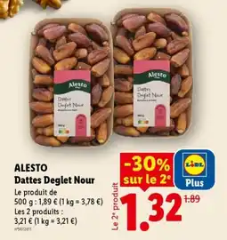 Lidl ALESTO Dattes Deglet Nour offre