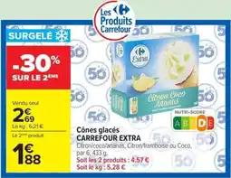 Carrefour Market CARREFOUR EXTRA Cônes glacés offre