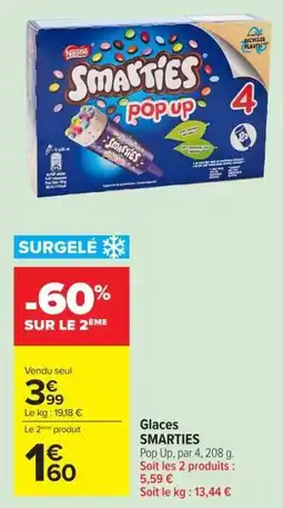 Carrefour Market SMARTIES Pop Up offre