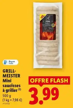 Lidl GRILL-MEISTER Mini saucisses à griller offre
