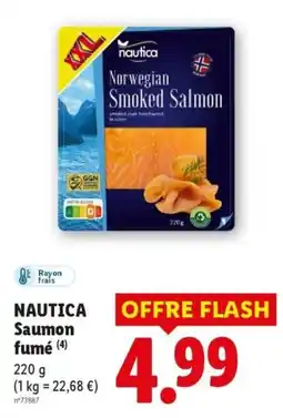 Lidl NAUTICA Saumon fumé offre