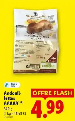 Lidl Gilbert Lemelle Andouillettes AAAA offre