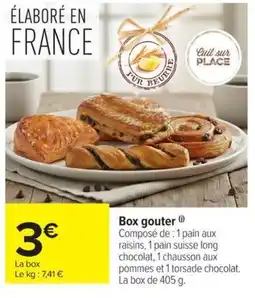 Carrefour Market Box gouter offre