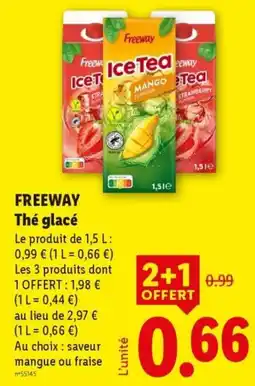 Lidl Freeway Thé glacé offre