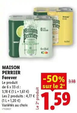 Lidl MAISON PERRIER Forever offre