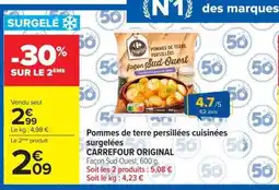 Carrefour Market Carrefour original pommes de terre persillées cuisinées offre