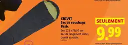 Lidl CRIVIT Sac de couchage Basic offre