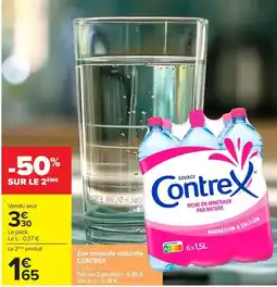 Carrefour Market ContreX Eau minérale naturelle offre