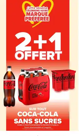 Carrefour Market Coca-Cola Sans Sucres offre
